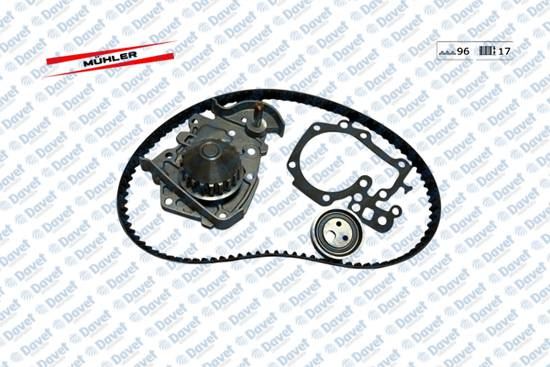 MUHLER ETR1217 Eksantrik Rulman Kiti + Su Pompasi [Gates Kayis 96 Dis , Koyo Rulman] Logan Clio Symbol Clio Kangoo 1.4i 1.6 E7j K7j
